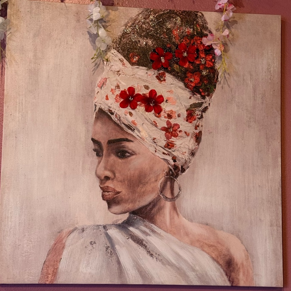 Floral Headwrap Wall Art